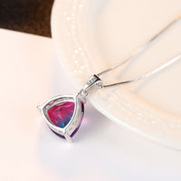 Rainbow Mystic Topaz Pendant Sterling Silver 925