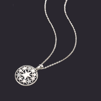 Celestial Pentagram Pendant Necklace S925 Silver